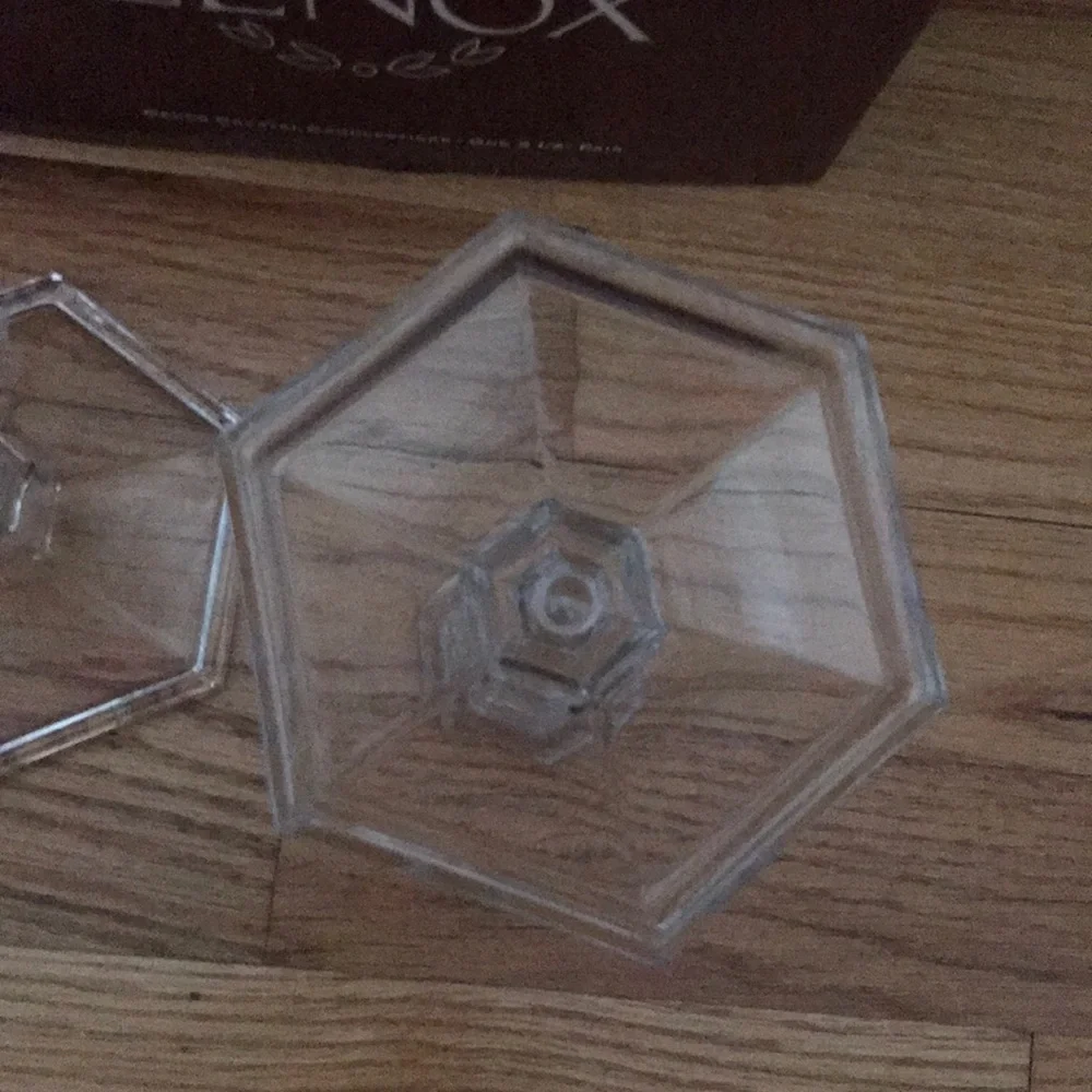 ✨NEW LENOX DECOR CRYSTAL CANDLESTICK SET 5.5